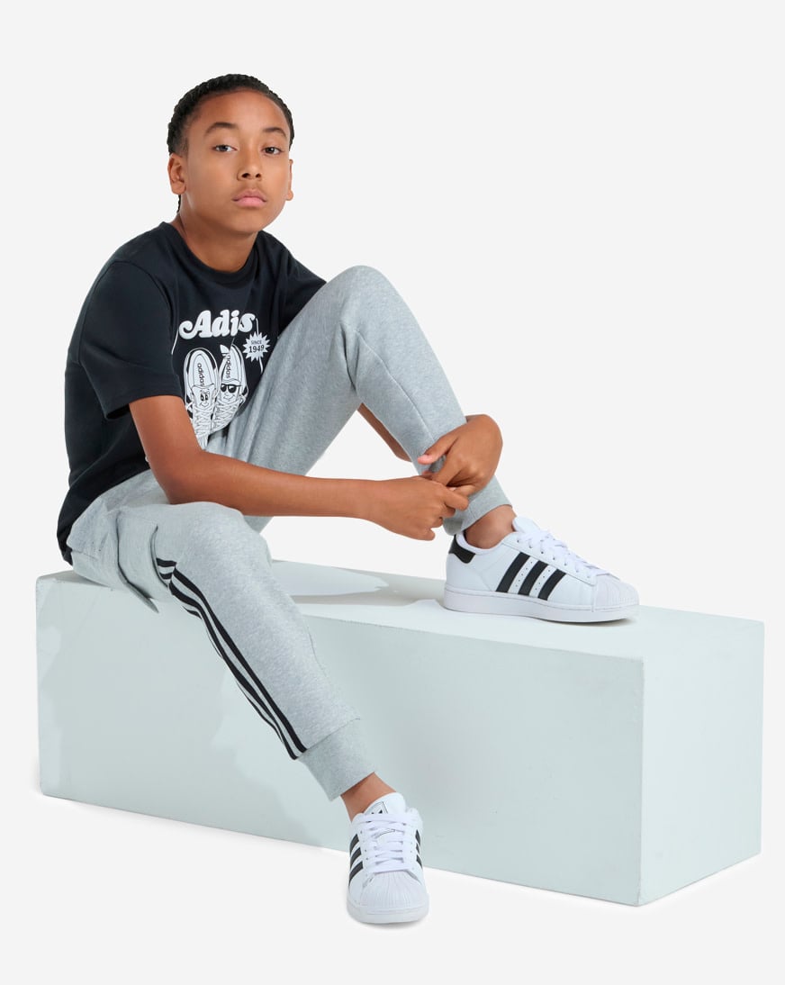 Kids' 3-Stripes Cargo Fleece Joggers
