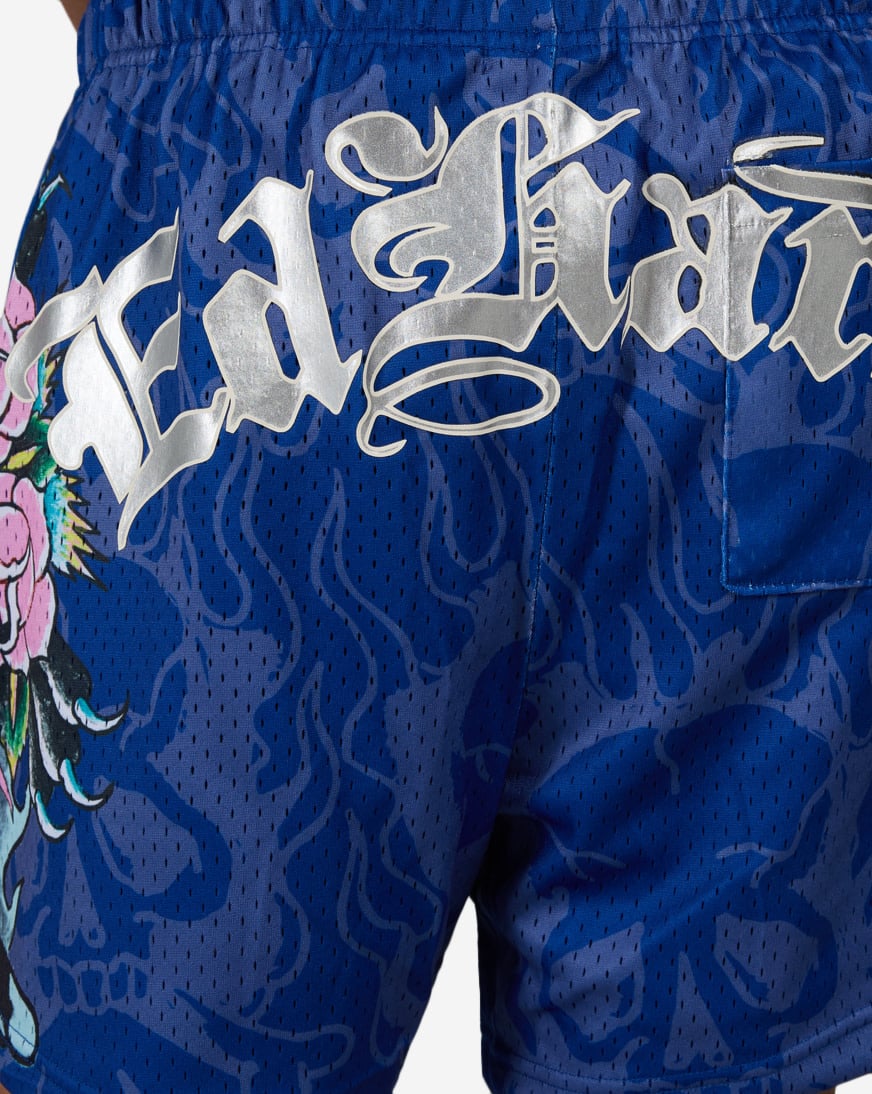 Panther Printed Mesh Short