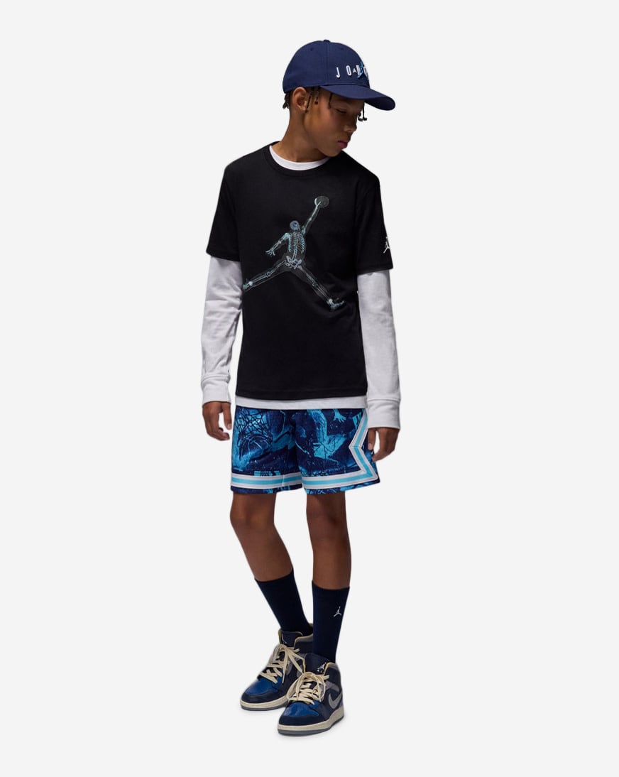 Big Kids' Skeleton Jumpman T-Shirt