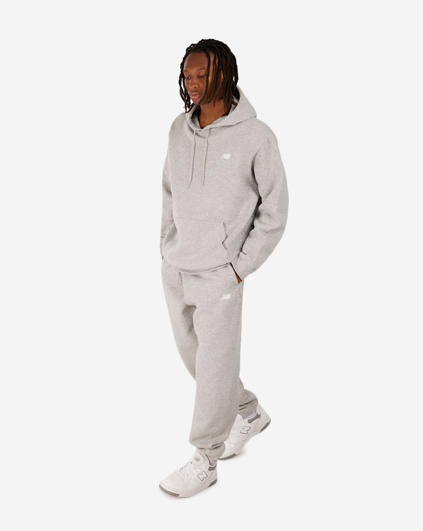 Brushed Back Small Logo Hoodie