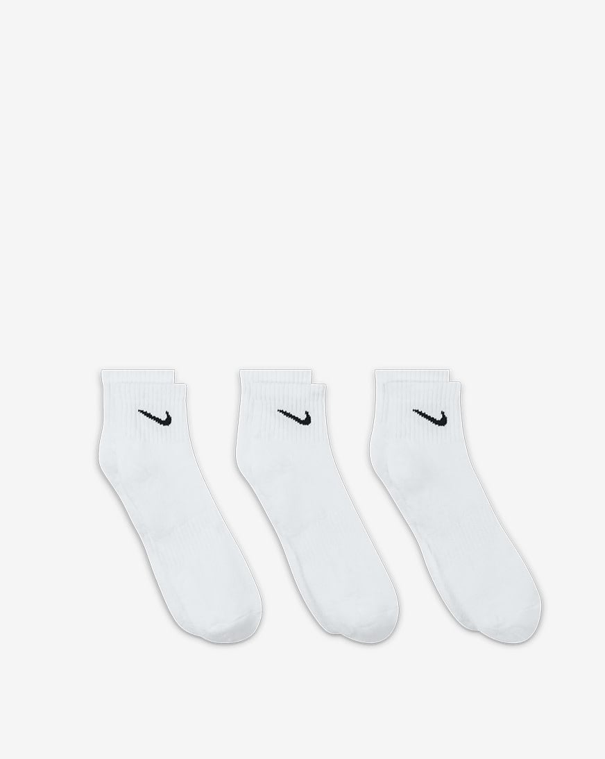 3Pk Everyday Quarter Cushion Sock