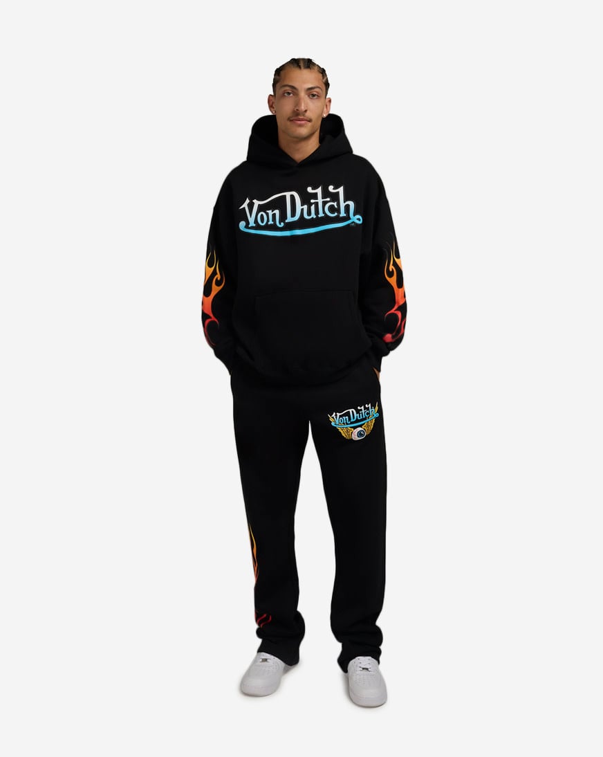 Flames Foil Hoodie