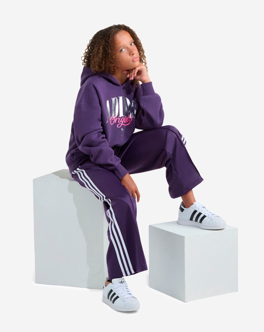 Kids' Silver Foil Logo Fleece Hoodie