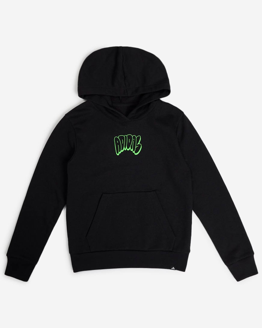 Boys' Puff Multi Logo Back Hit Fleece Hoodie