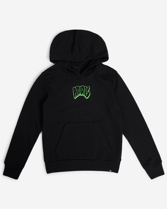 Boys' Puff Multi Logo Back Hit Fleece Hoodie