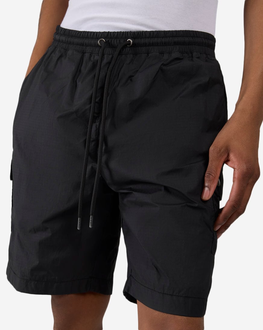 Waxed Nylon Shorts