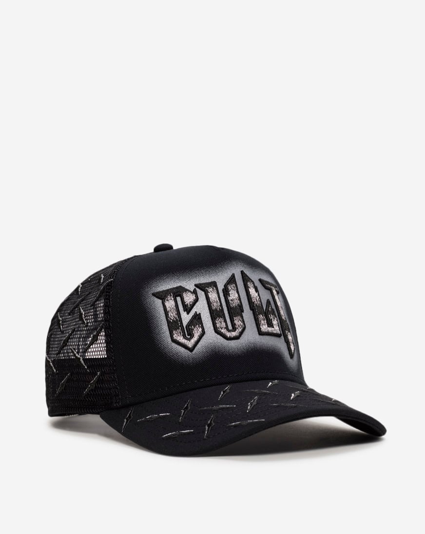 Logo Mesh Back Instruments Trucker Hat