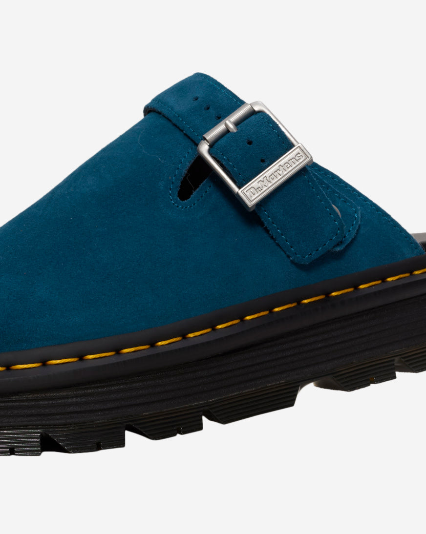 Zebzag Suede Slingback Platform Mules