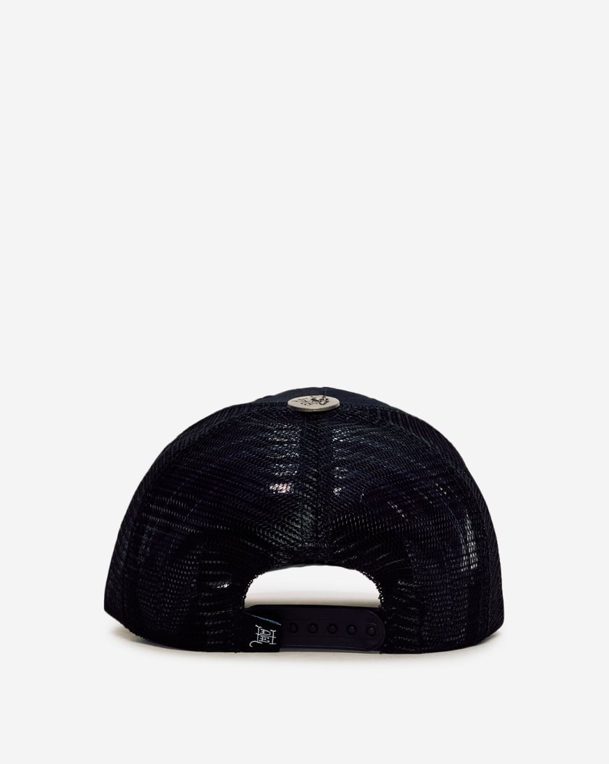 Embroidery Tiger Flame Trucker Hat