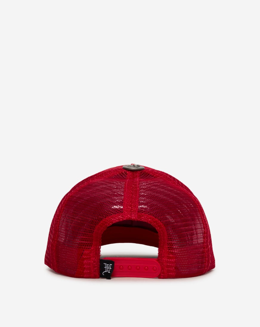 Rhinestone Eagle Panther Trucker Hat