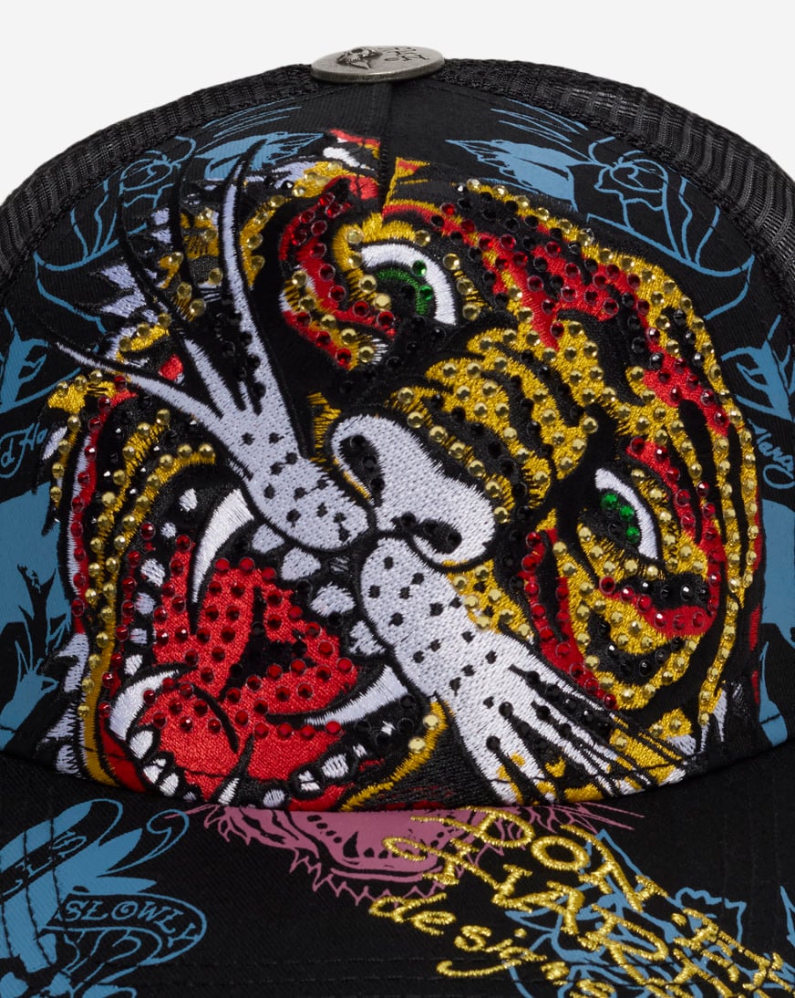 Tiger Head Trucker Hat