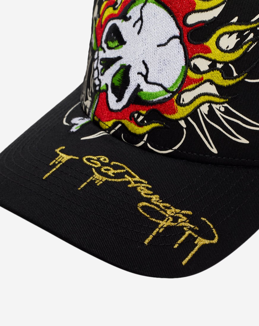 Fire Skull Trucker Hat