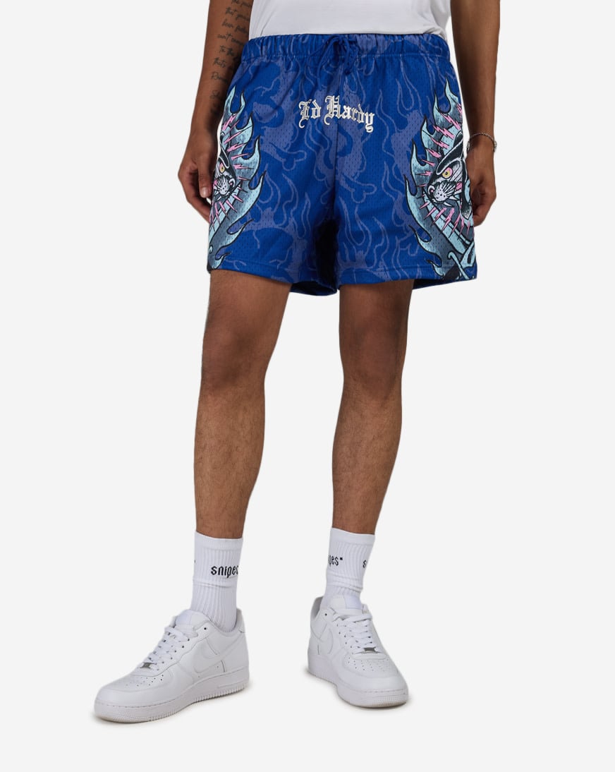Panther Printed Mesh Short
