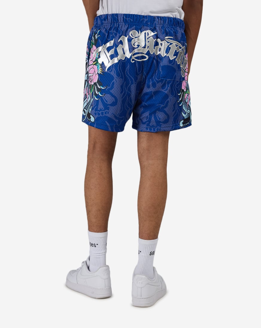 Panther Printed Mesh Short