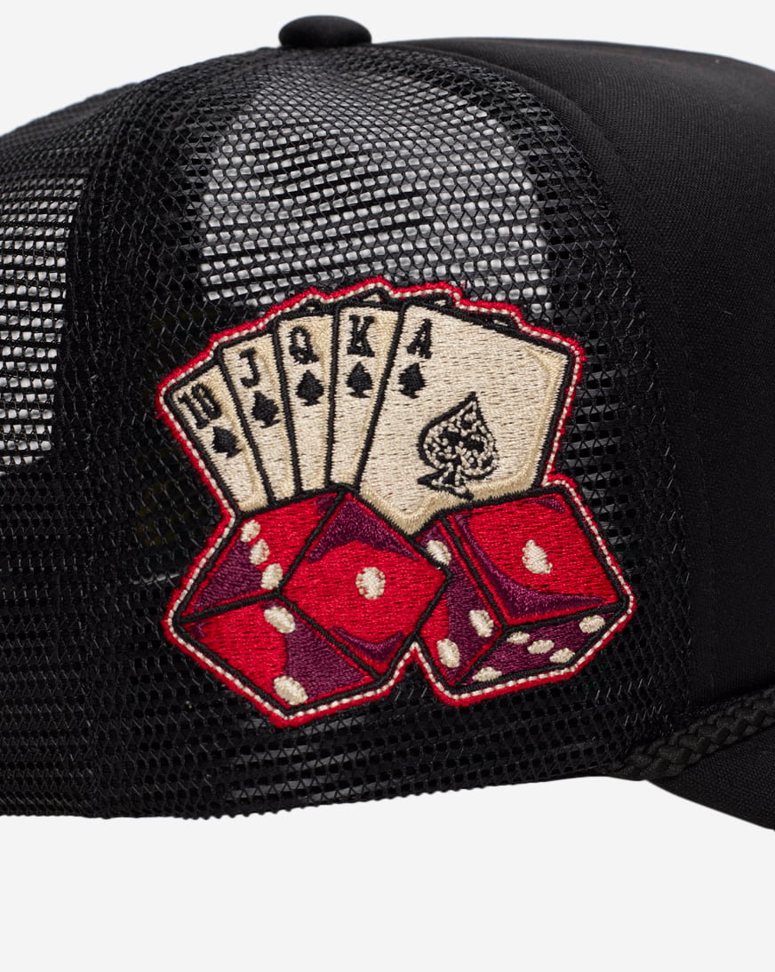 Bad Luck Casino Foam Meshback Trucker