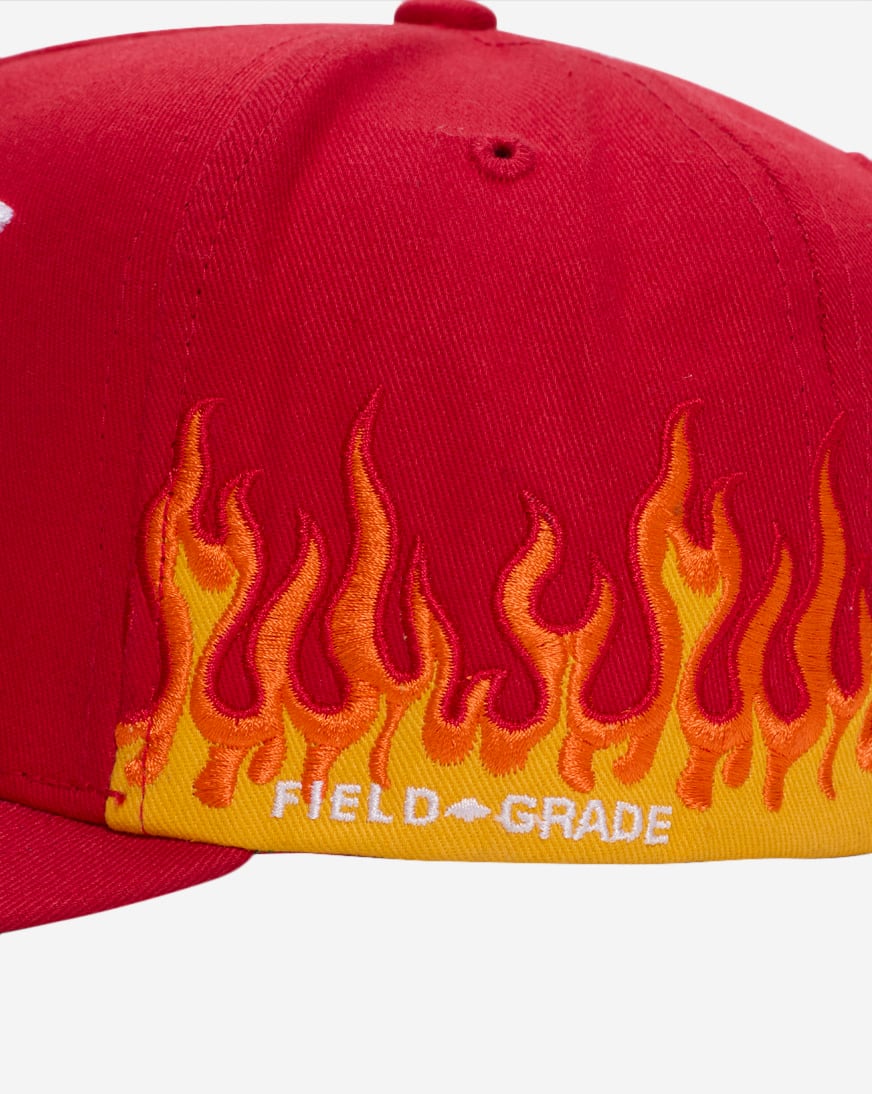 Everything Is F Flame Twill Trucker