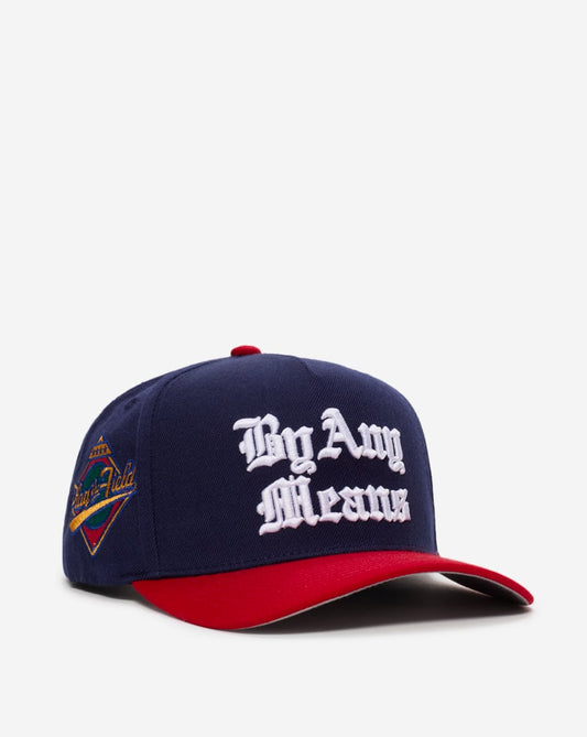 By Any Means 2 Tone Twill Trucker Hat