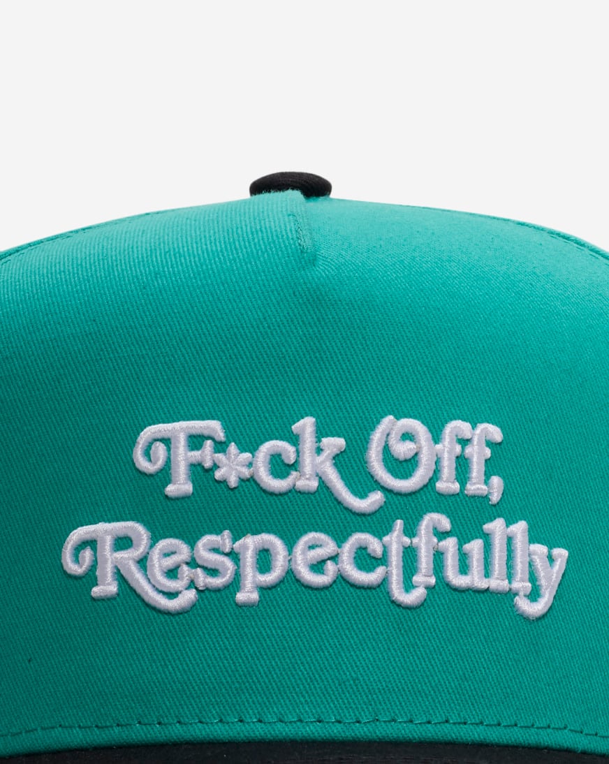 Respectfully Varsity 2 Tone Twill Trucker Hat