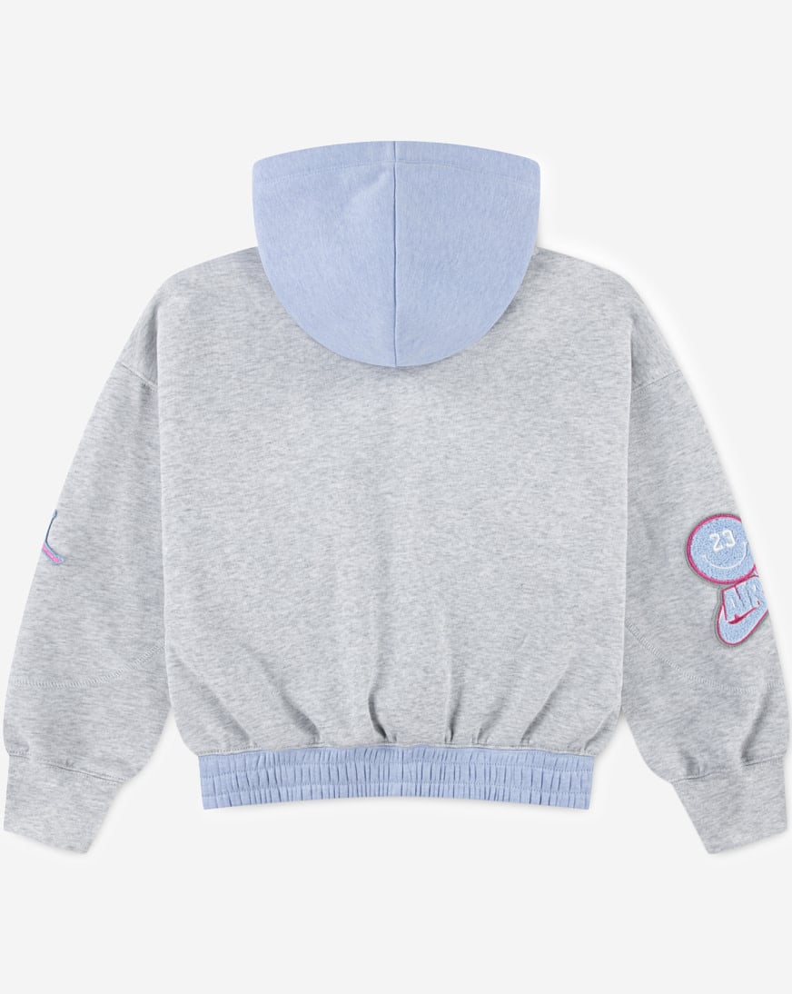 Big Kids' Blue Jeans and Bling Pullover Hoodie