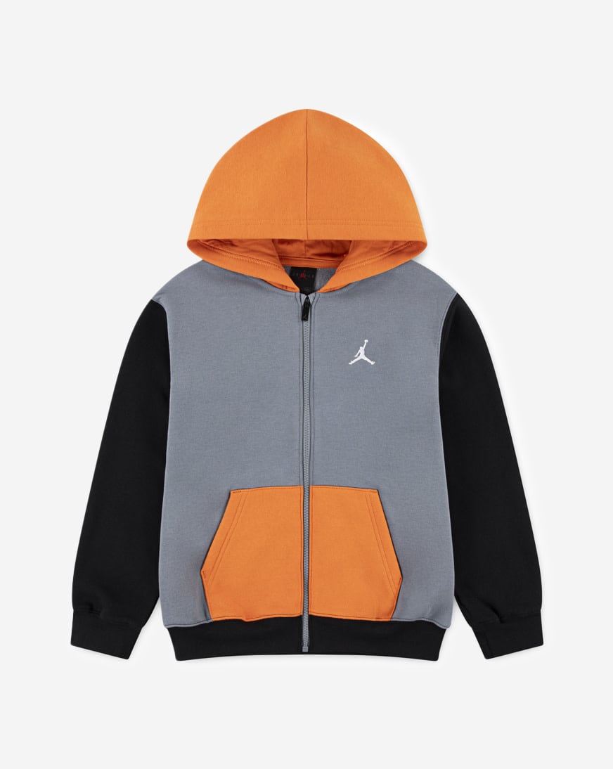 Big Kids' Colorblock Full Zip Hoodie