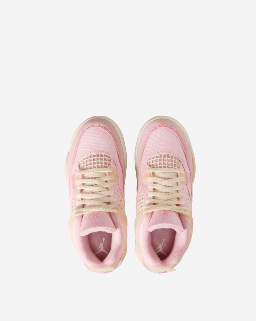 Little Kids' Air Jordan 4 Retro "Pearl Pink and Iced Carmine"