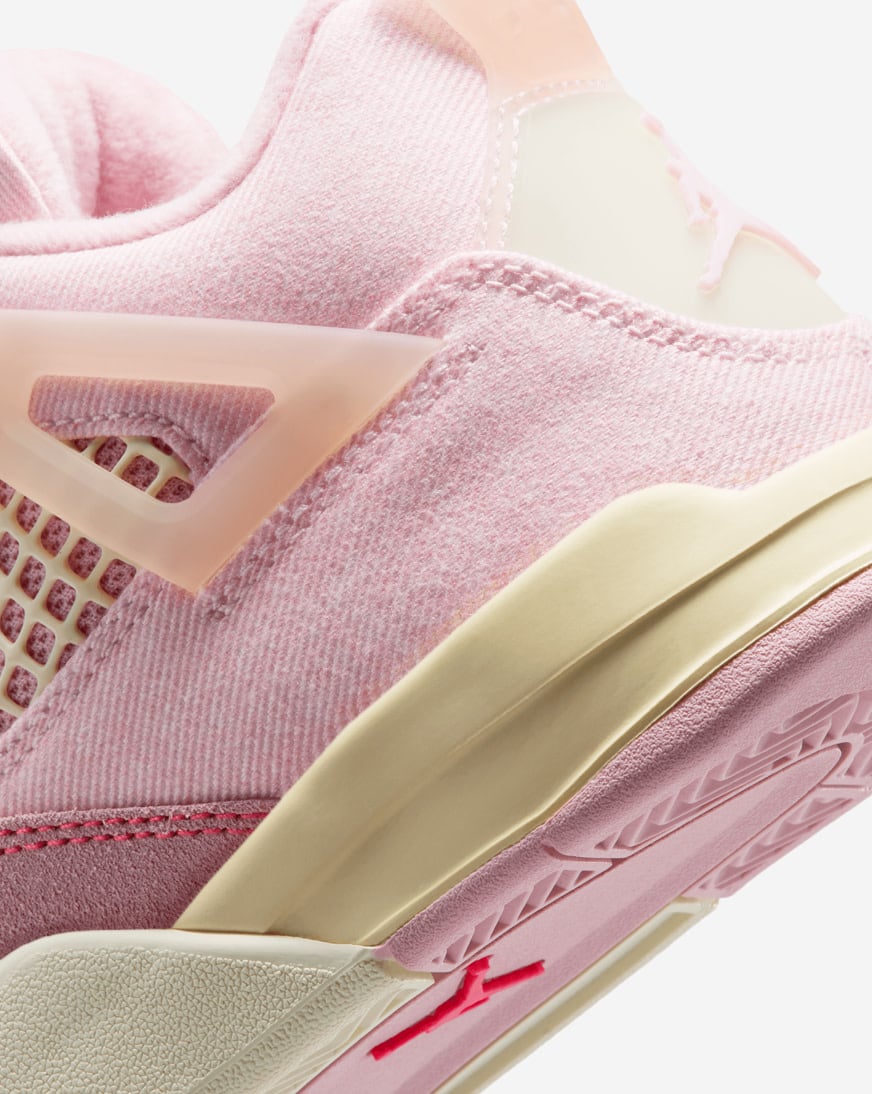 Little Kids' Air Jordan 4 Retro "Pearl Pink and Iced Carmine"