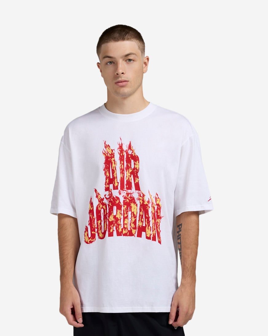 AJ5 Fire Red T-Shirt