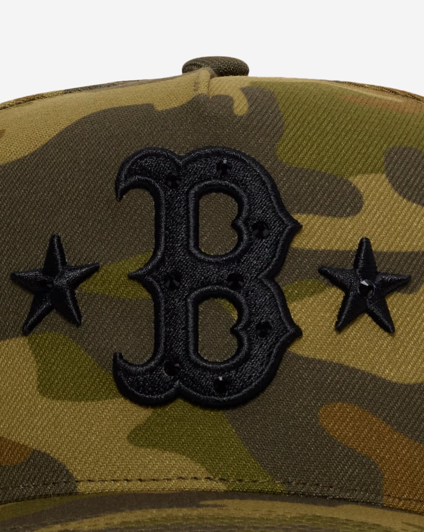 Boston Red Sox Pro Pinch Rhinestone Snapback Hat