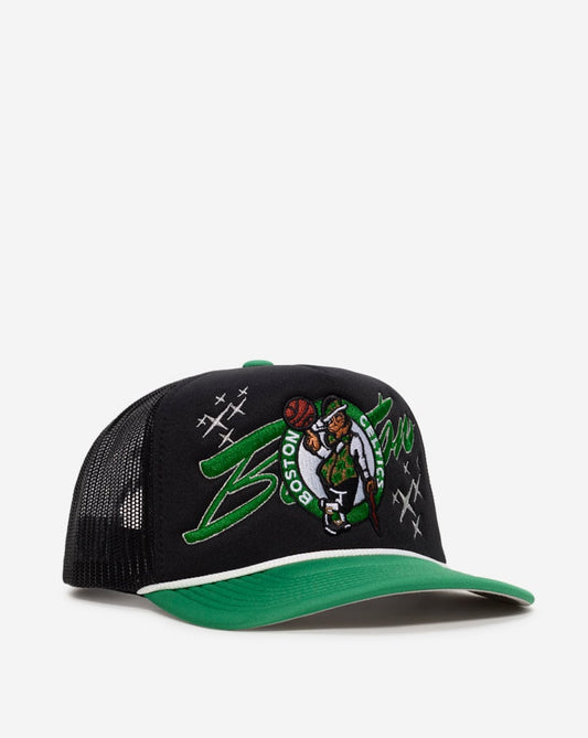 Boston Celtics Trucker City Shine Adjustable Hat