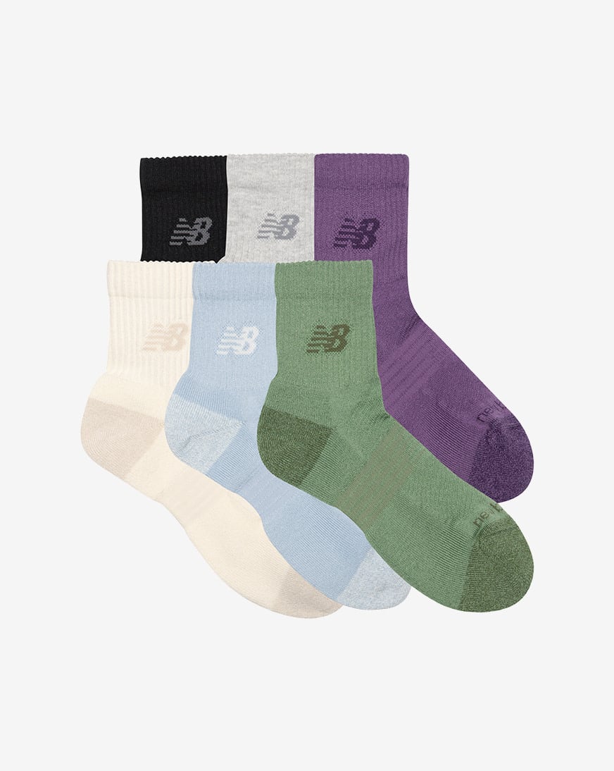 Active Quarter Socks 6 Pack