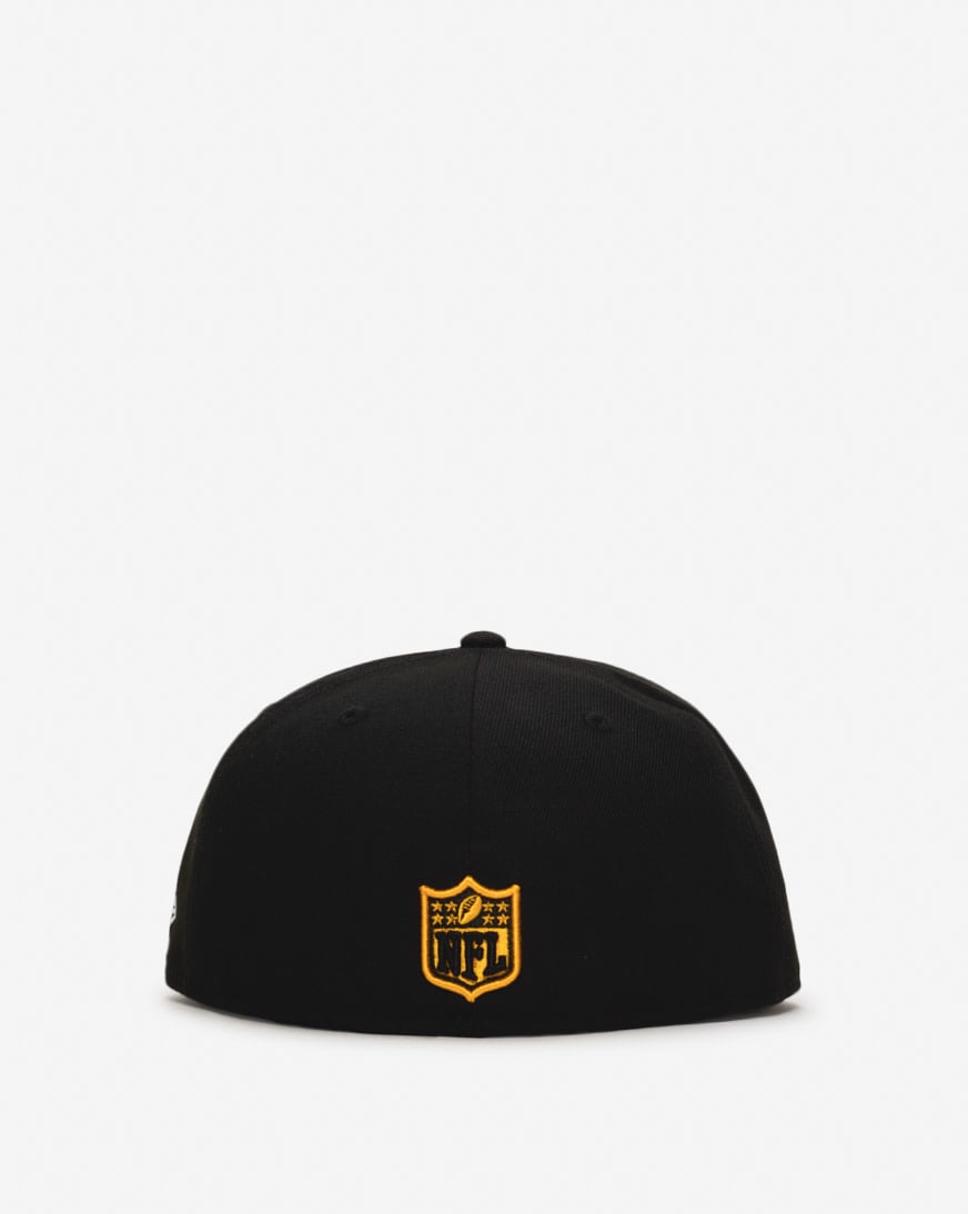 59Fifty Pittsburgh Steelers Oversized Script Fitted Hat