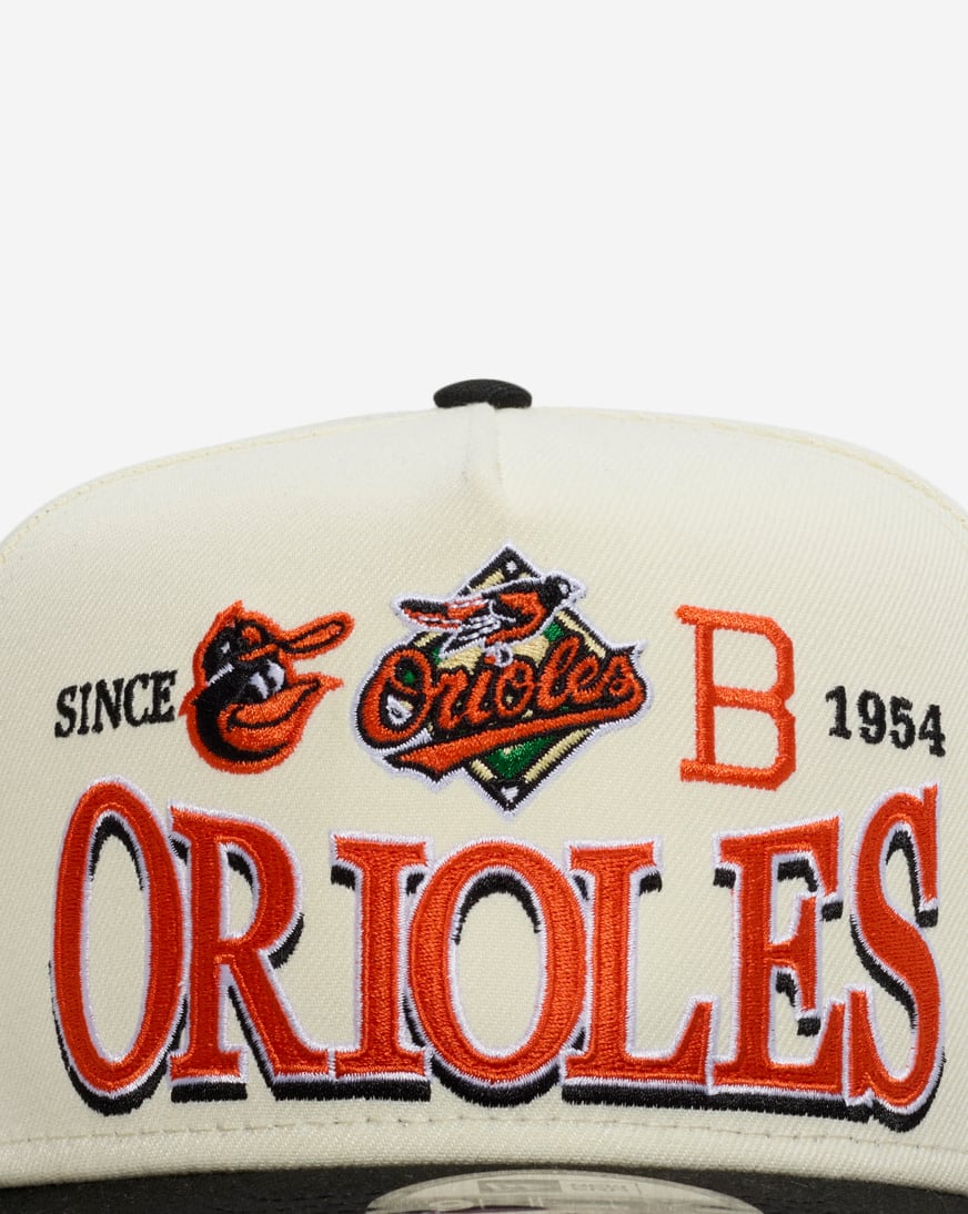 9Fifty Baltimore Orioles Tri Hit A-Frame Snapback Hat