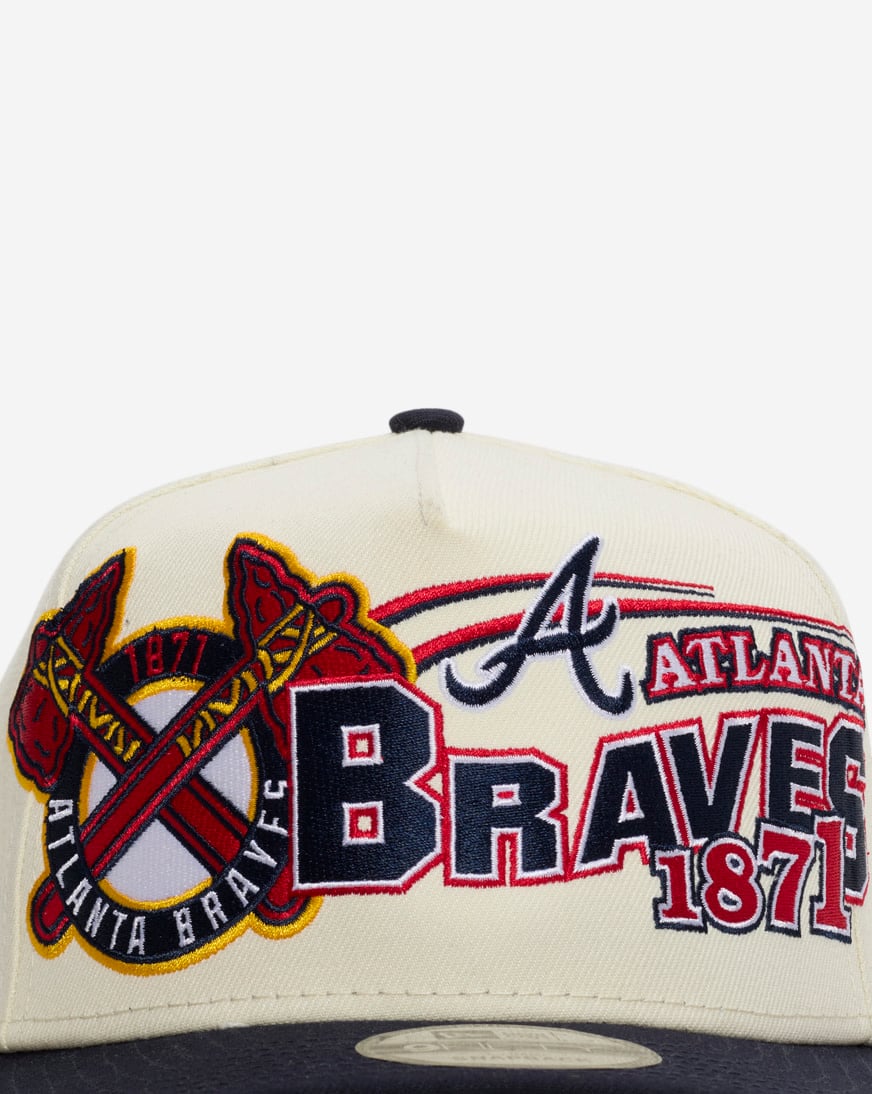 9Fifty Atlanta Braves Classic A-Frame Snapback Hat