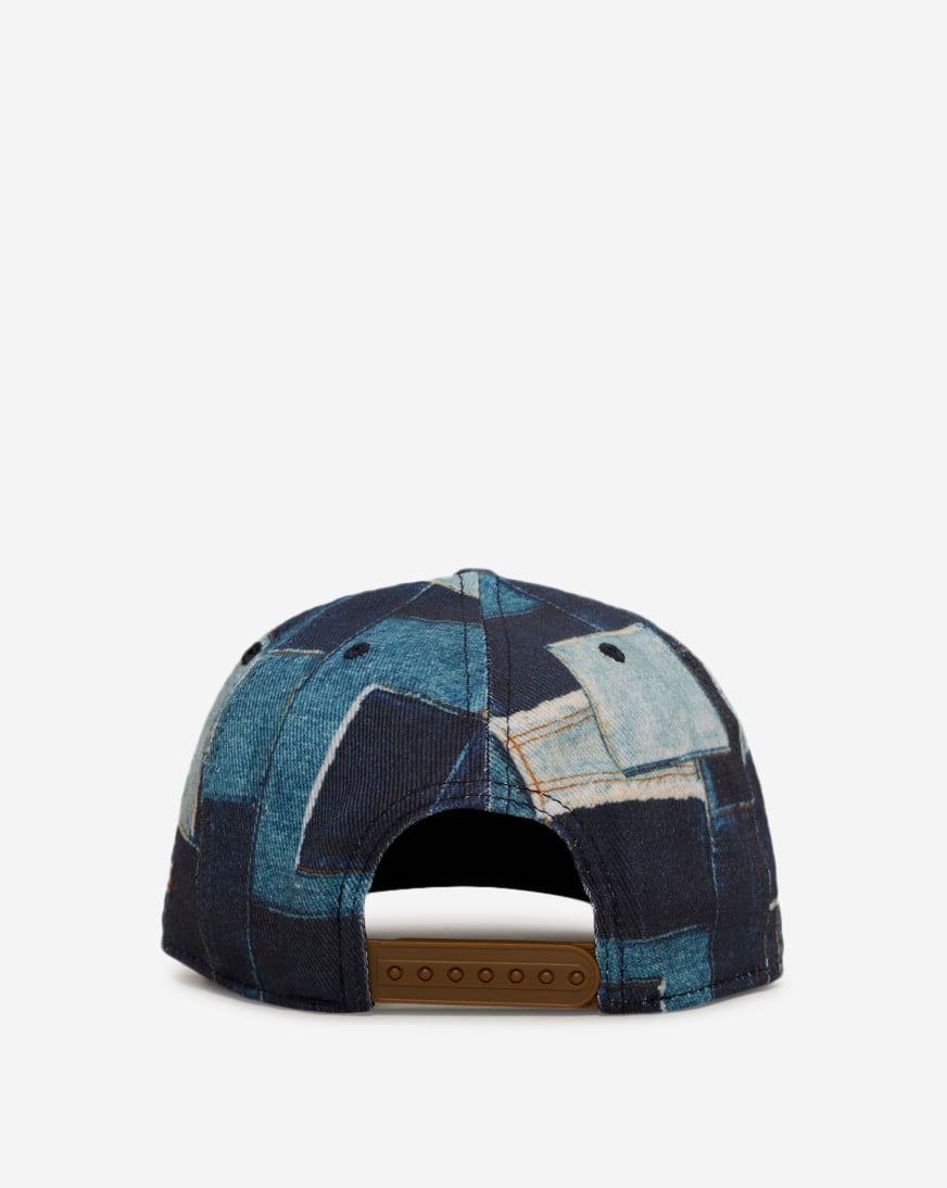 9Fifty Boston Red Sox A-Frame Denim Patchwork Snapback Hat