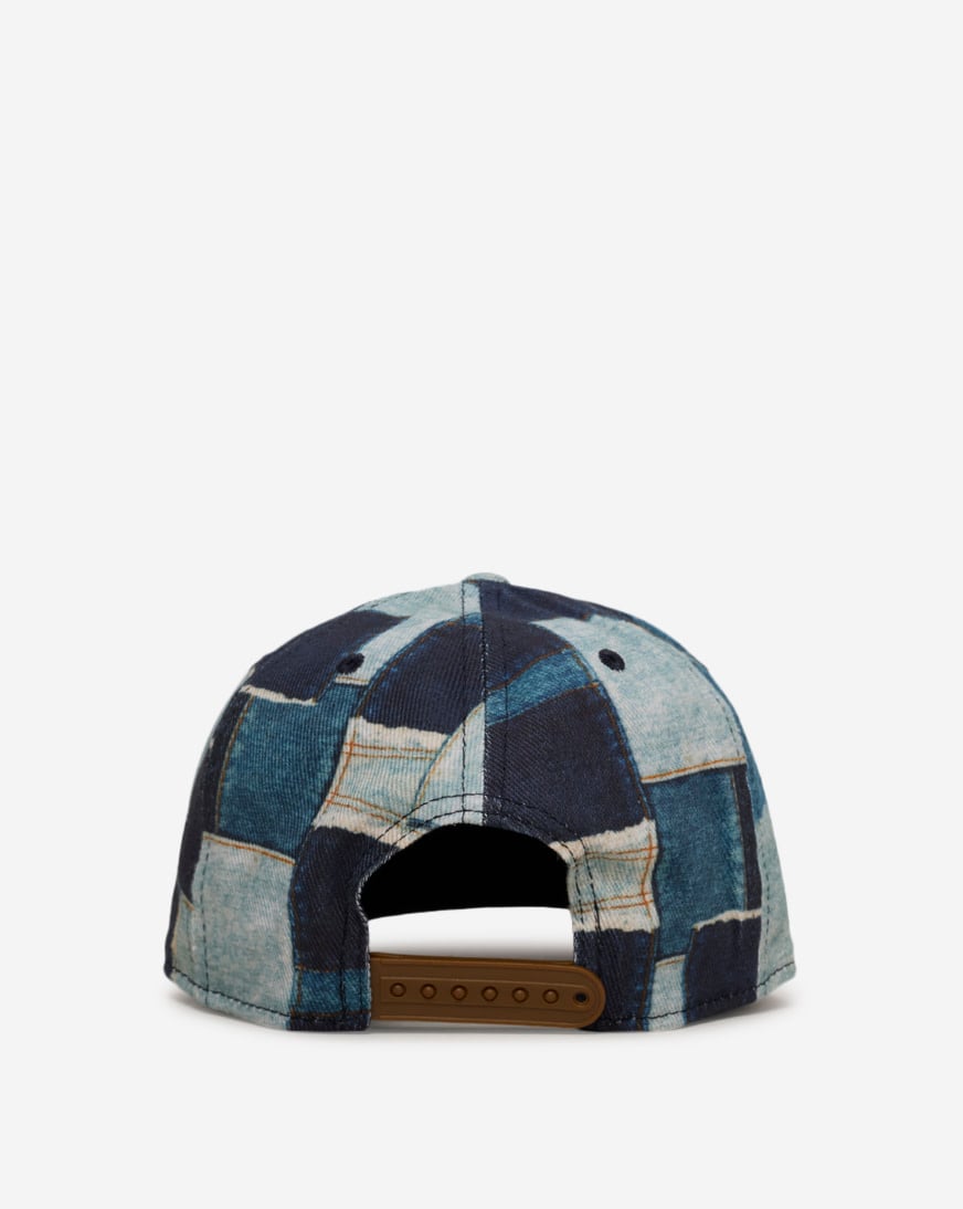 9Fifty New York Yankees A-Frame Denim Patchwork Snapback Hat