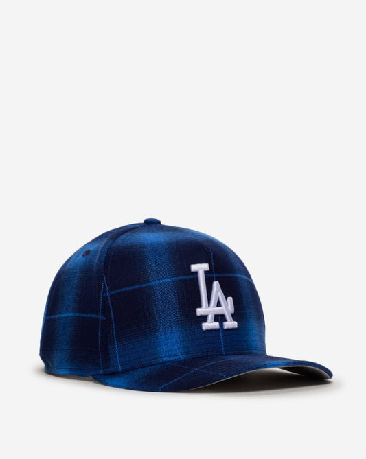 9Fifty Los Angeles Dodgers Plaid A-Frame Snapback Hat