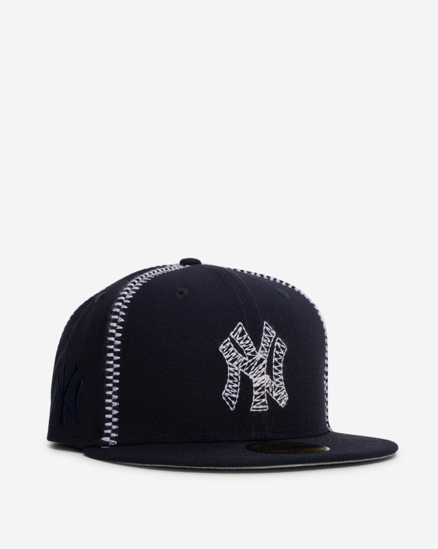 59Fifty New York Yankees Running Stitch Fitted Hat