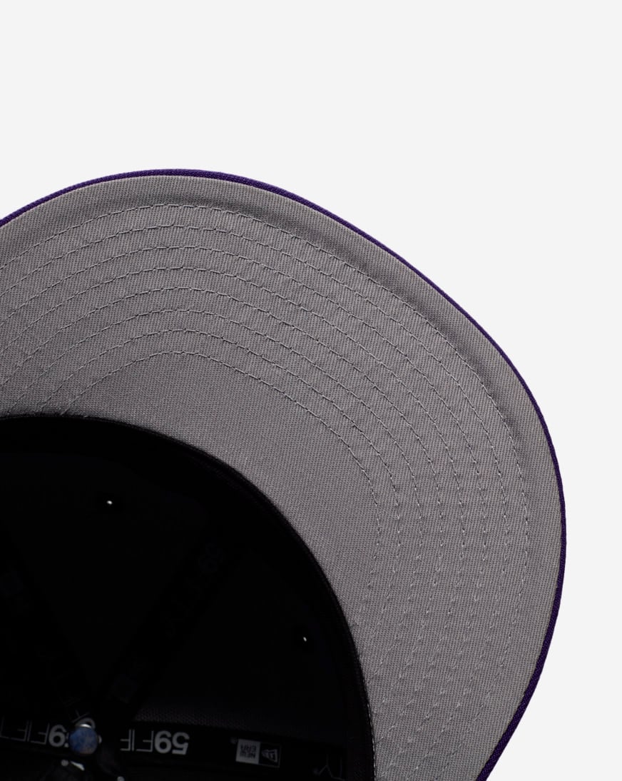 9Fifty Grape Detroit Tigers Retro Hooks Fitted Hat