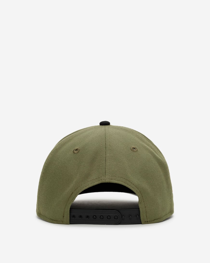 9Fifty Los Angeles Lakers Green Bark A-Frame Snapback Hat