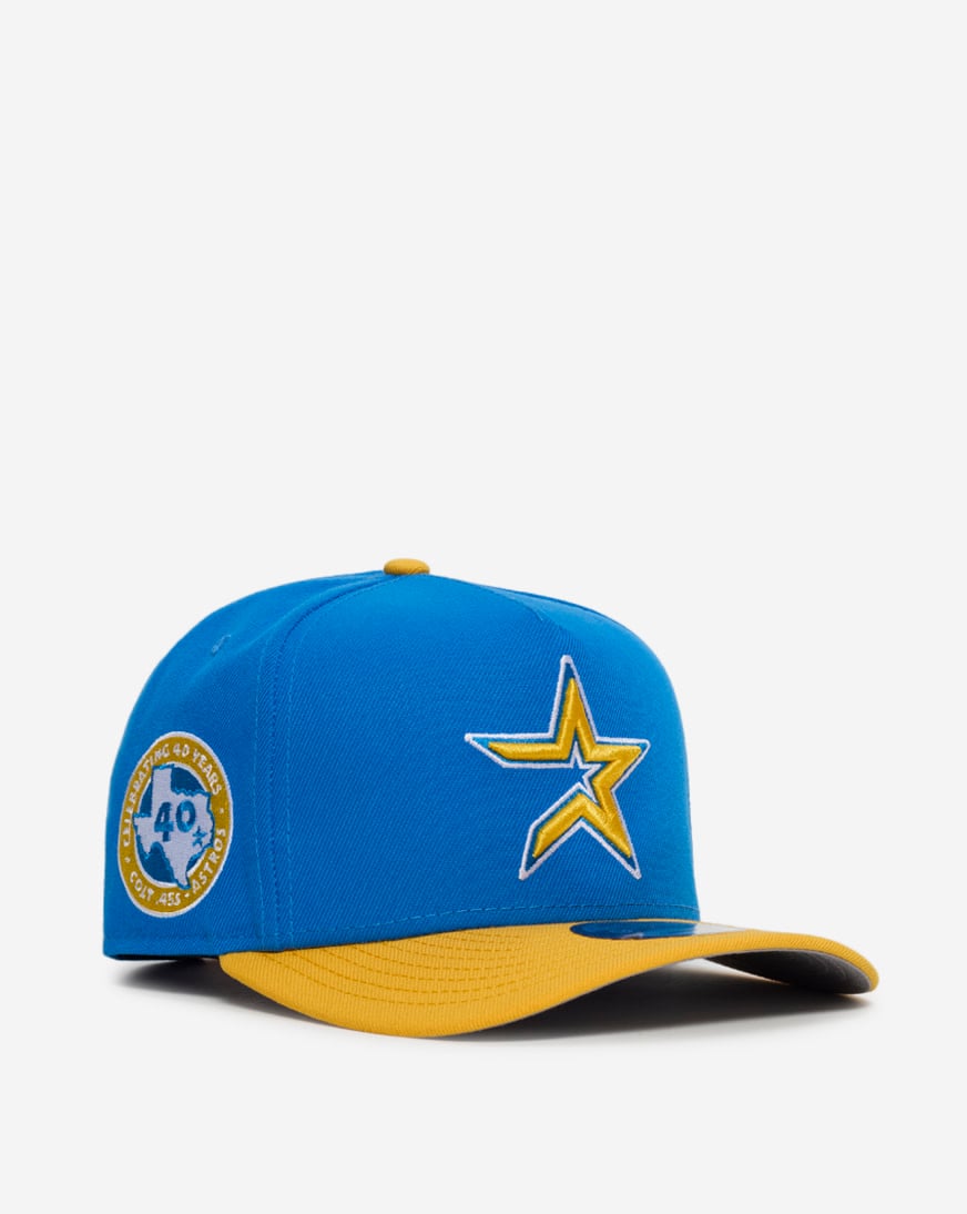 9Fifty Houston Astros Gold A-Frame Snapback Hat