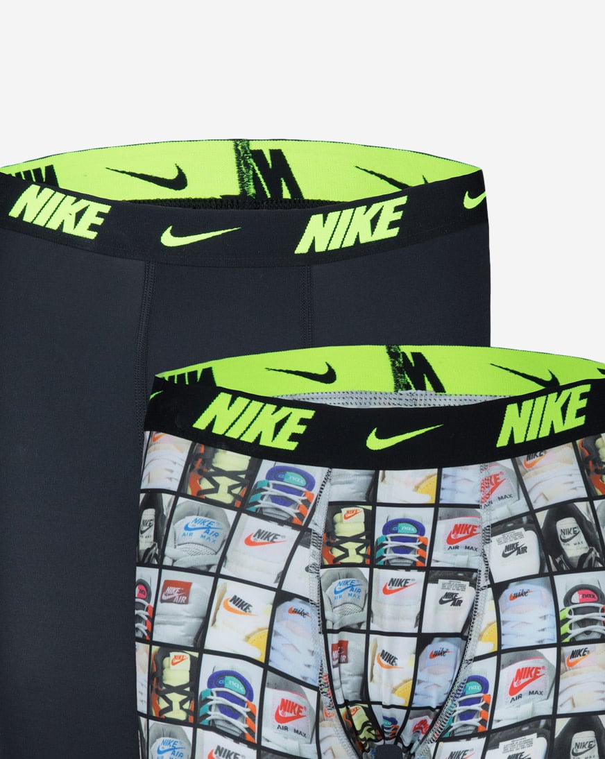 Big Kids' 2PK Printed Long Boxer Briefs