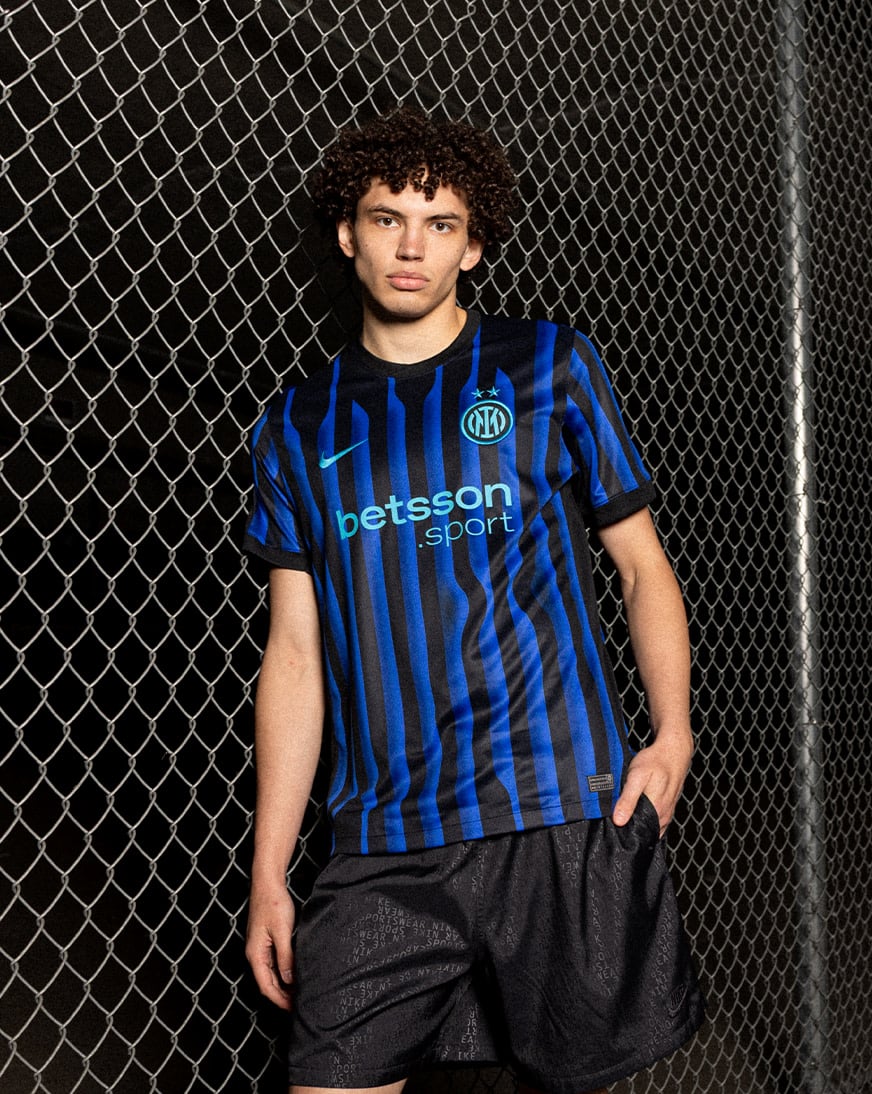 Inter Milan Stadium Home Soccer Replica Jersey