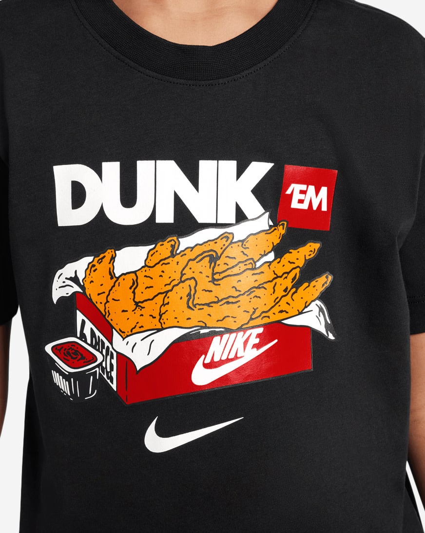Big Kids' Chicken Dunks Graphic T-Shirt