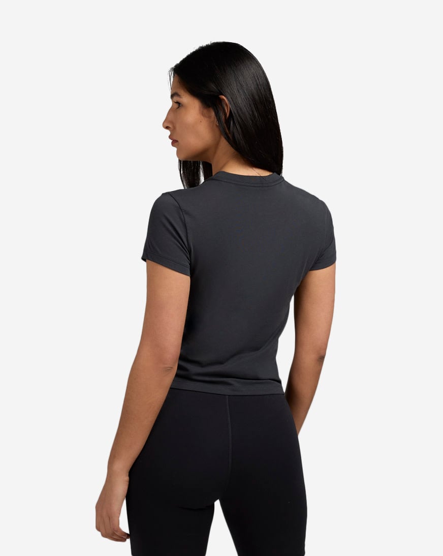 No Finish Line Cropped Graphic T-Shirt