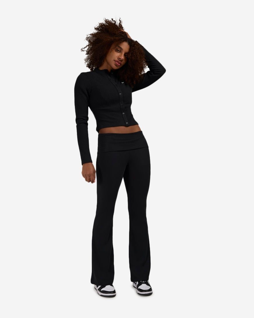 NSW Chill Knit Mid-Rise Tight Ribbed Pants