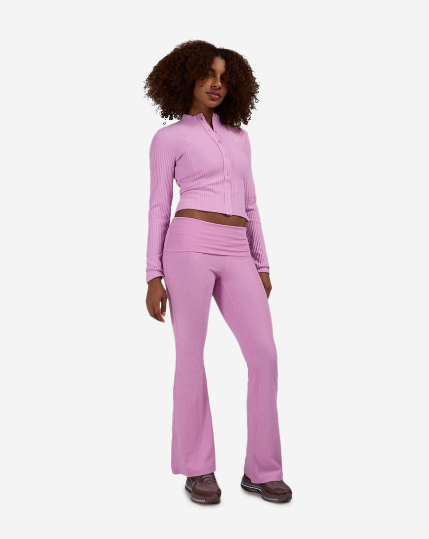 NSW Chill Knit Mid-Rise Tight Ribbed Pants