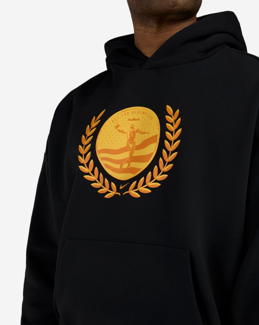 LeBron "Out For Redemption" Therma-FIT Brushed Basketball Pullover Hoodie