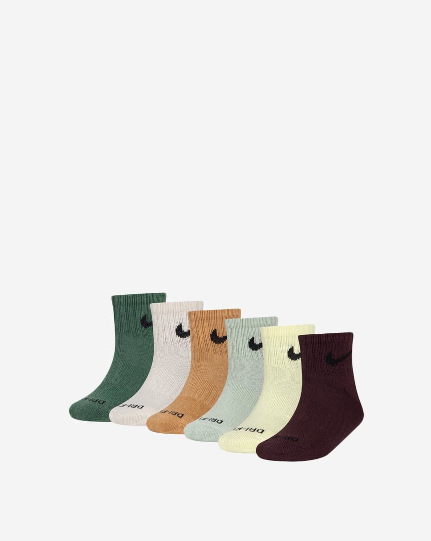Little Kids' Dri-FIT Performance Basics Quarter Socks