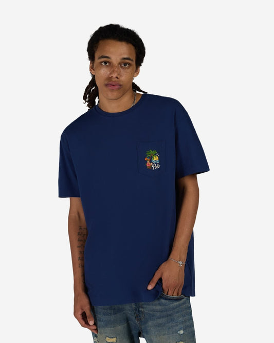 Novelty Tropical Embroidery Graphic Tee