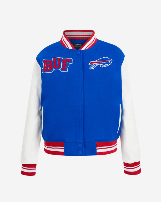 Buffalo Bills Mash Up Rib Wool Varsity Jacket